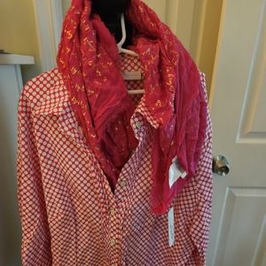 Ladies blouses, comes with scarves